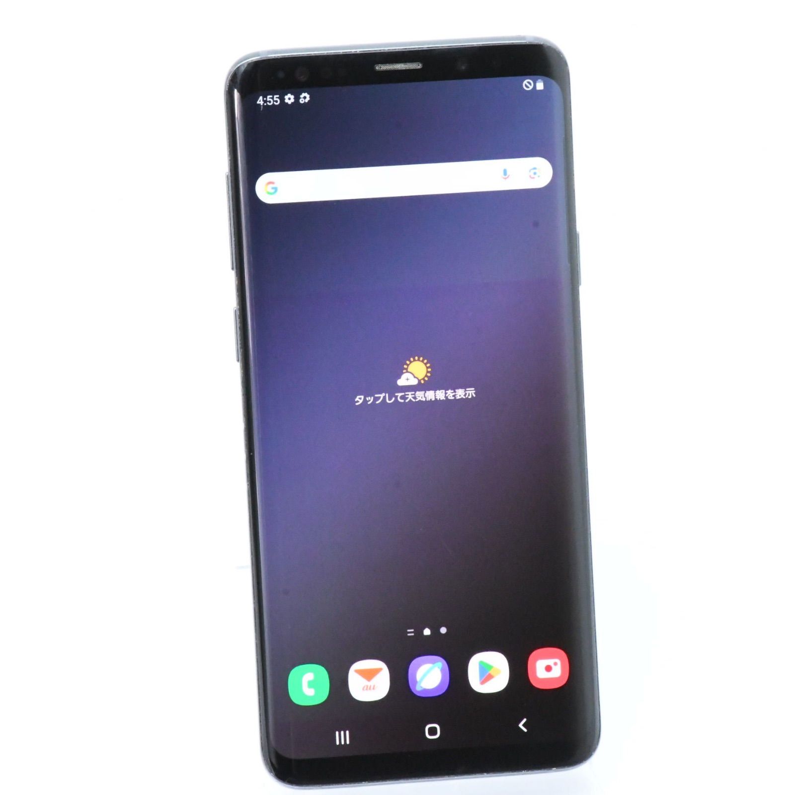 SAMSUNG - ■未使用SIMフリー■au Galaxy S9 ブラック SCV38 制限判定○ ムスビー｜Galaxy S9 64GB SCV38 au版SIMフリー 訳あり品