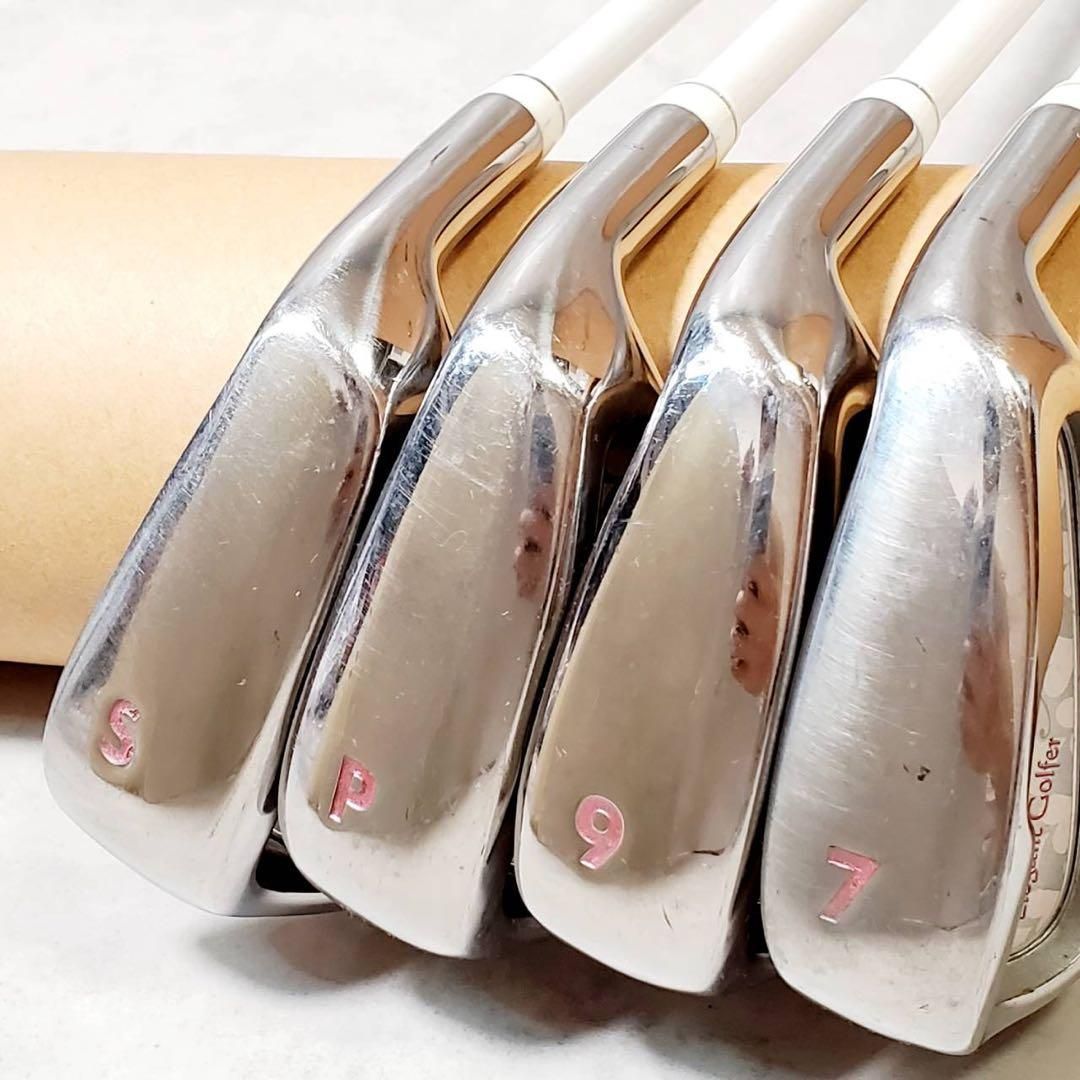 良品】PARIS×ピンキー&ダイアン レディース ゴルフクラブセット 7本