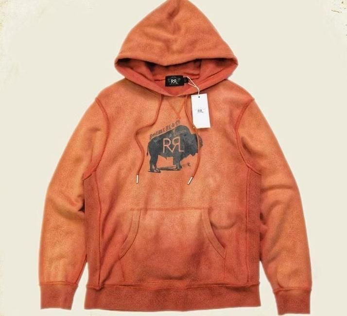 新品 大人気 RRL LOGO FLEECE HOODIE パーカー - メルカリ 