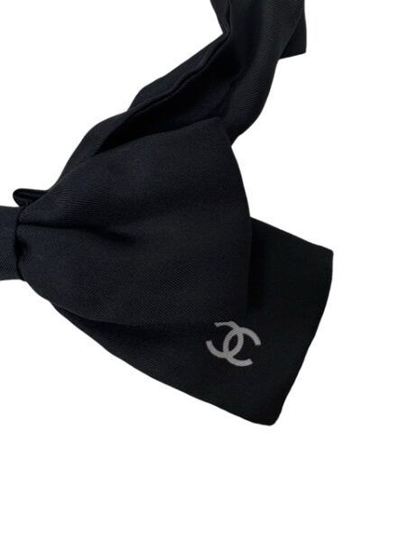 23AWココマークリボン付シルクヘアバンド CHANEL