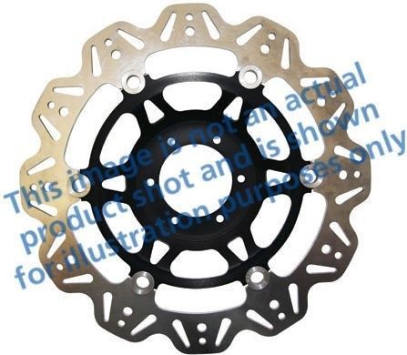 EBCブレーキ Veeシリーズ Sport バイク ブレーキディスク（ブラックハブ）フロント左側用 | VR694BLK