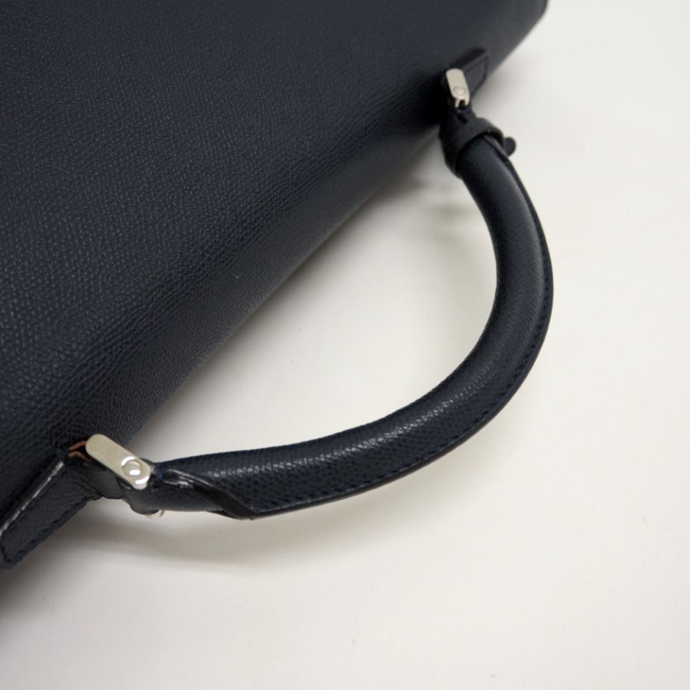 Valextra k-VALビジネスバッグ ネイビー&プラダショルダーベルト