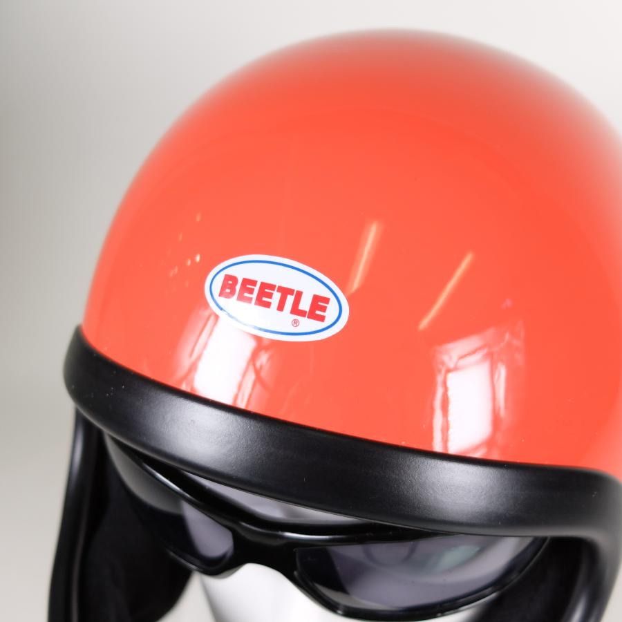 BEETLE|オーシャンビートル|STR|エスティアール|オレンジ|ビートル|ヘルメット|ジェットヘルメット|ジェッペル|フルフェイス