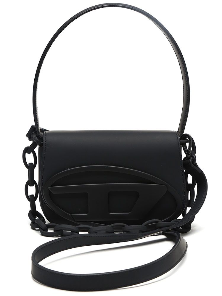 DIESEL スタッズ付きレザーハンドバッグ DIESEL（ディーゼル）の「Diesel - スタッズ装飾 ショルダー