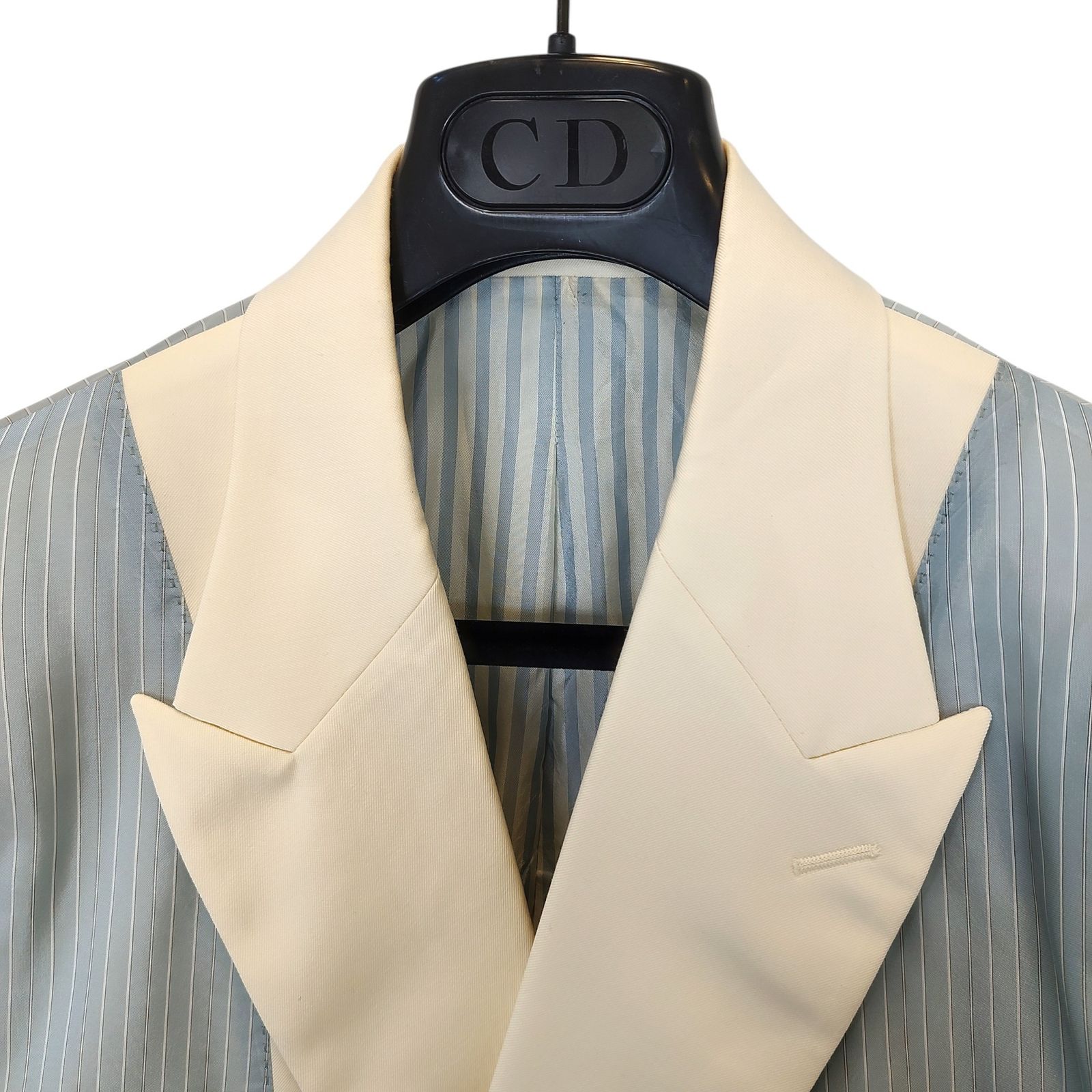 Christian Dior ベージュ ダブルブレストジャケット Christian Dior ベージュ ダブルブレストジャケット