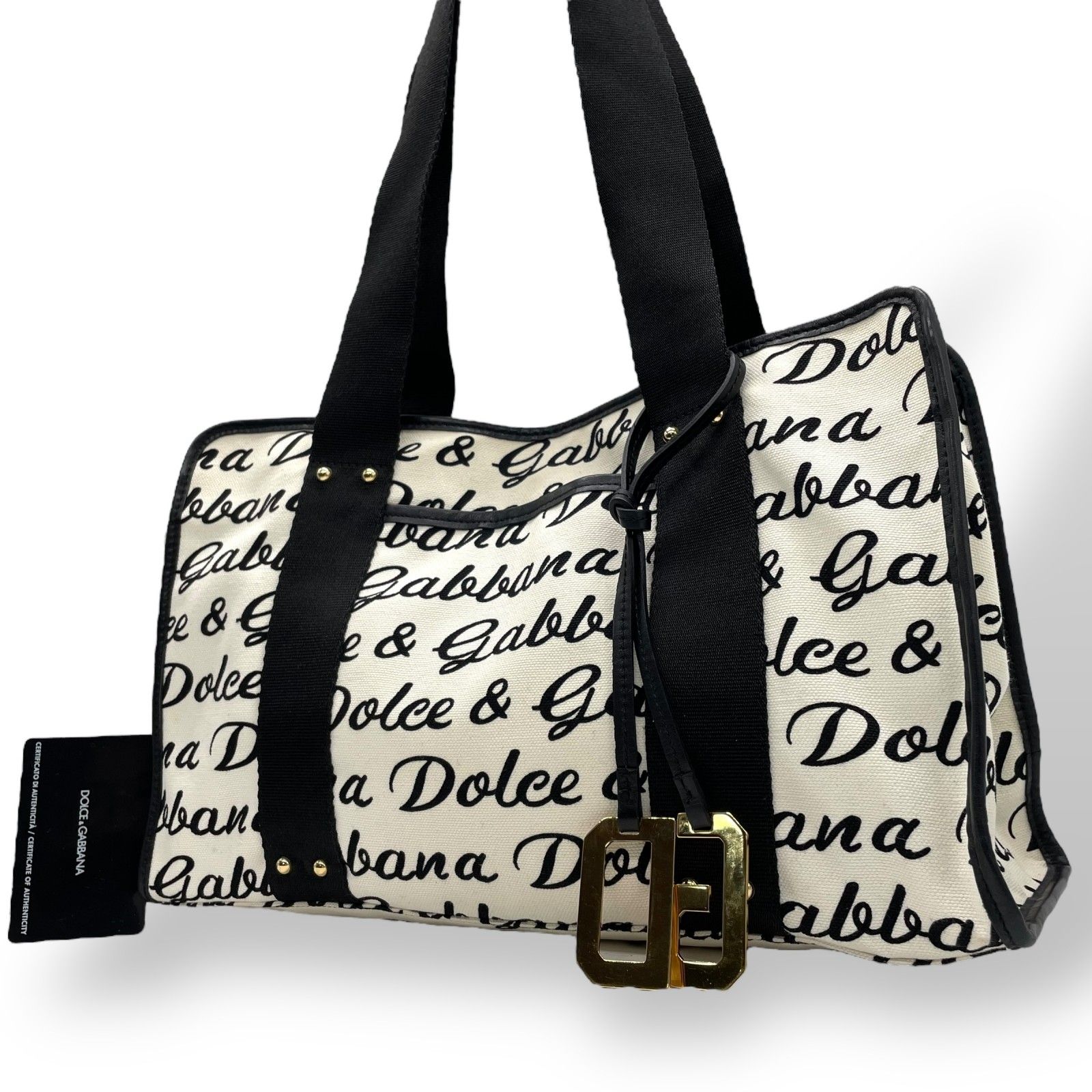 ⭐️ 極美品 ドルチェ ＆ ガッバーナ ロゴ トート ショルダー バッグ