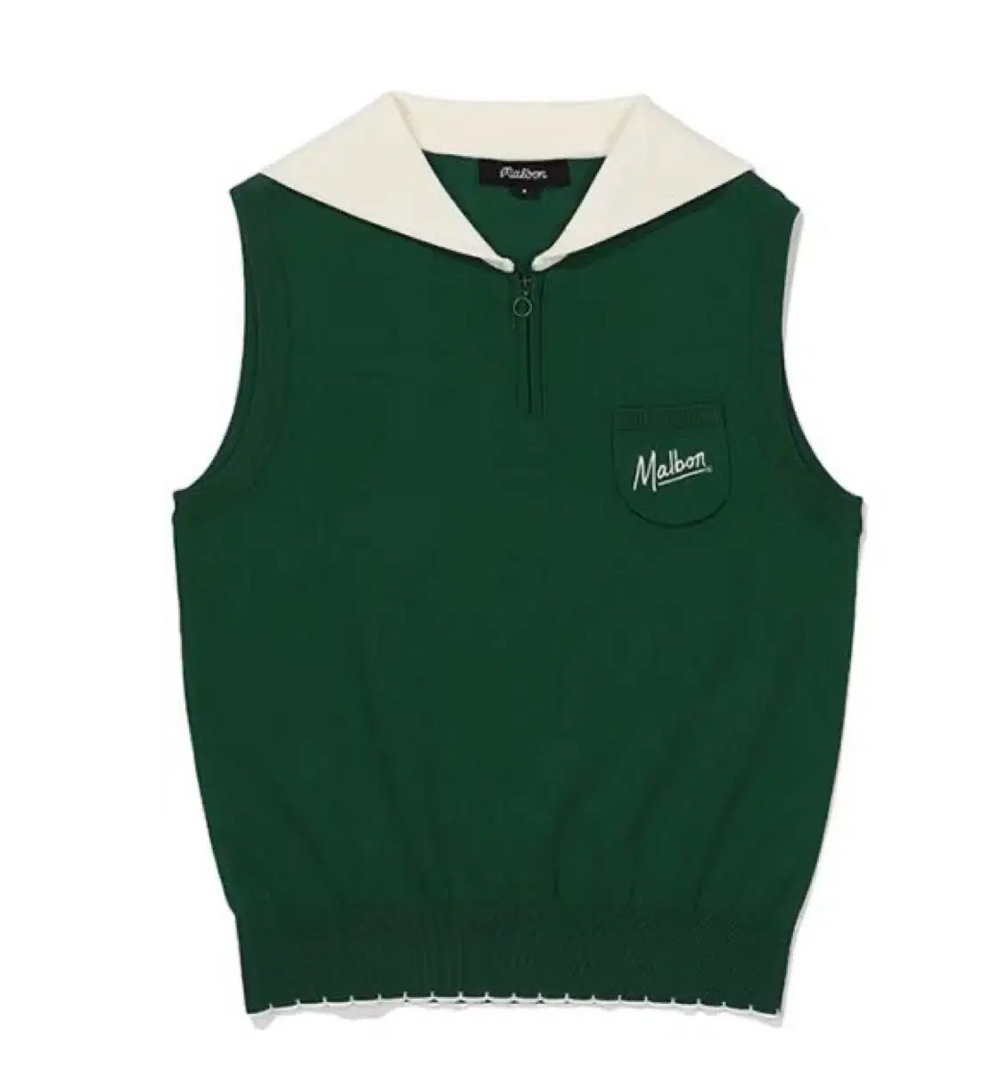 Malbon レディース春夏ゴルフニットベスト MALBON マルボーンゴルフウェア 女性用ニットベスト 夏 マルボン