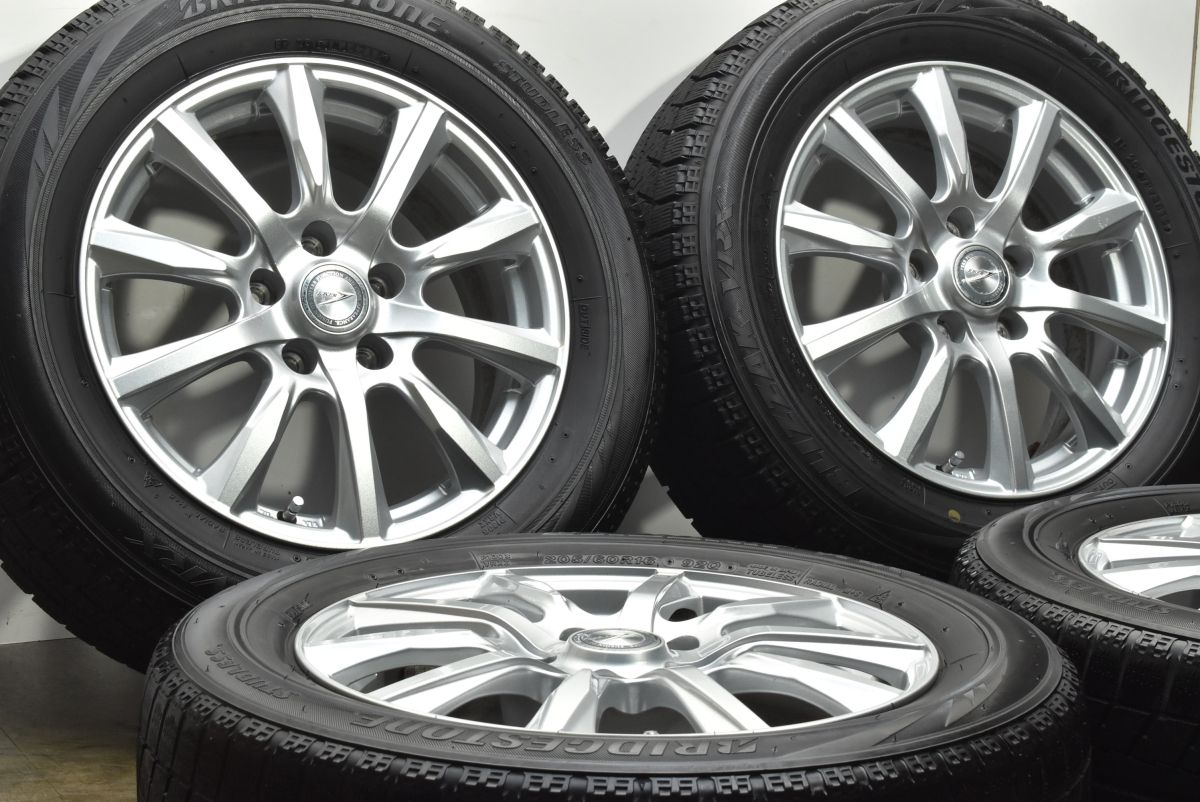 交換用に ジョーカー 16in 6.5J 40 PCD114.3 ブリヂストン ブリザック VRX 205 60R16 ノア ヴォクシー ステップワゴン MAZDA3 可