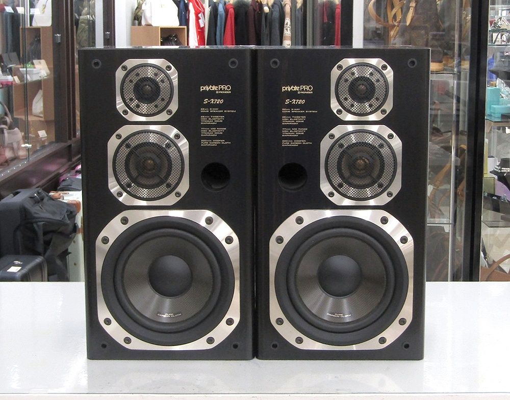 Pioneer パイオニア スピーカーペア S-X720 3Way 22cmウーファー 6Ω