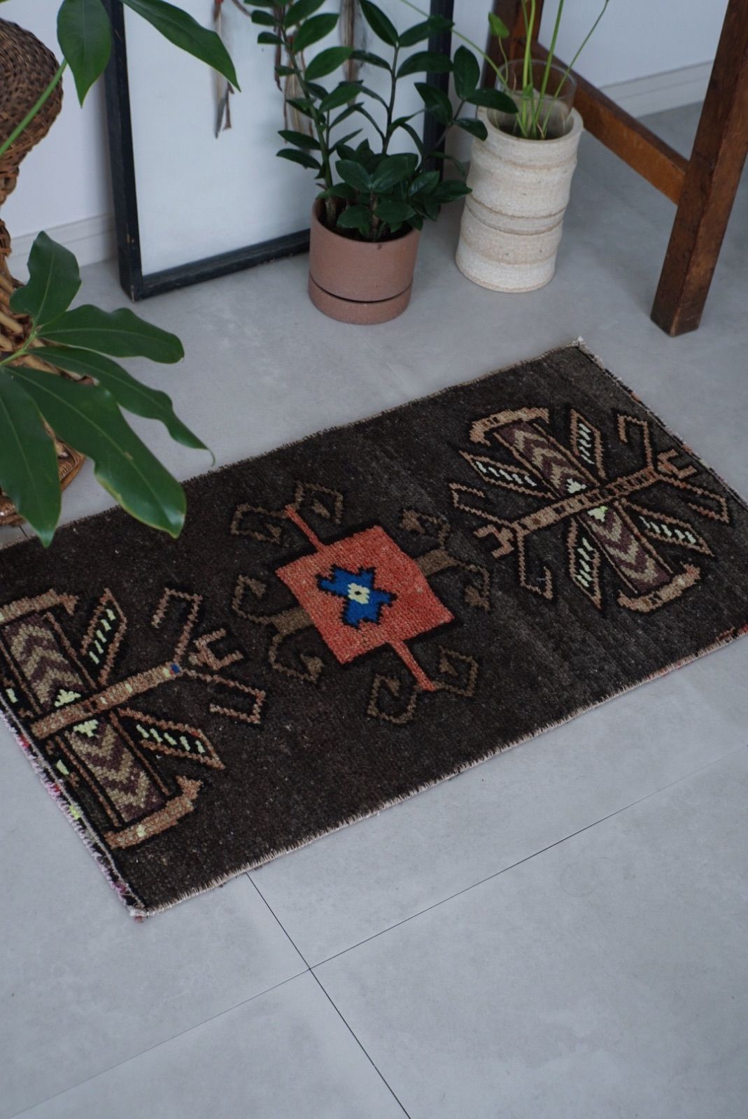 Vintage Rug 46*76【S069】ヴィンテージラグ - メルカリ