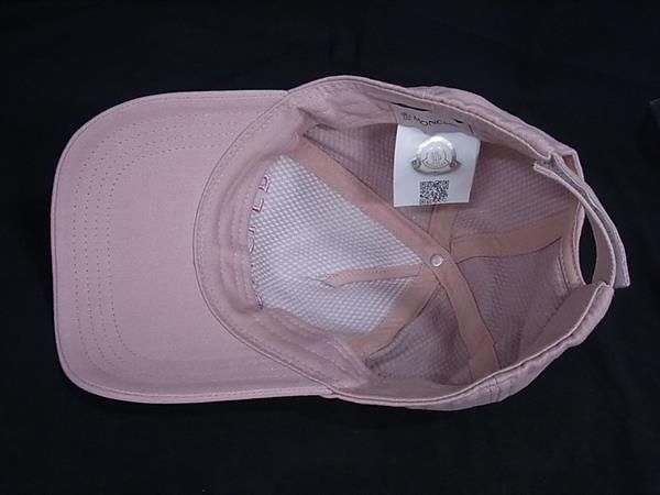 ☆モンクレール☆moncler☆キャップ☆ピンク ピンク系 MONCLER(モンクレール) キャップ(レディース) - 海外