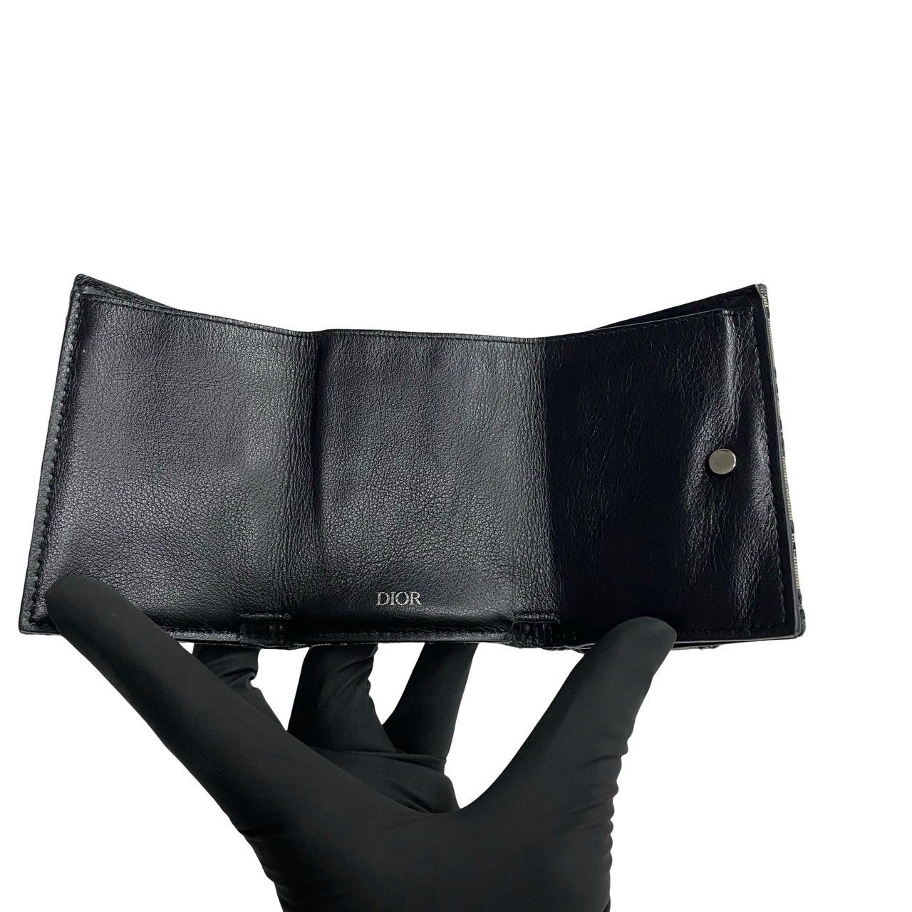 極 美品 Christian Dior クリスチャンディオール オブリーク 柄