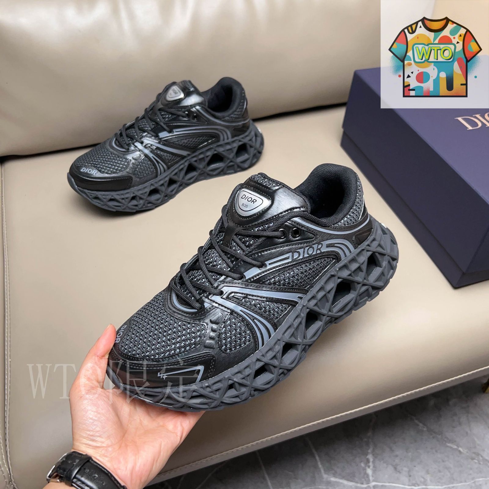 Dior 新品 DIOR B35 NXXT ディオール B35 NXXT スニーカー02-ZJ85 - メルカリ