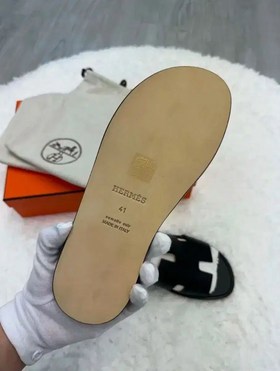 エルメス イズミール 25.5サイズ ブルーグレー 希少サイズ 41 HERMES