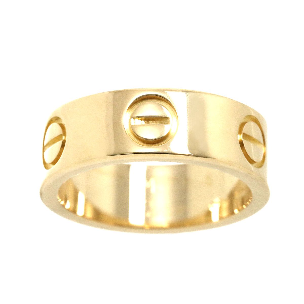 Cartier ラブ 【サファイア】 #46 リング K18 YG イエローゴールド 750 