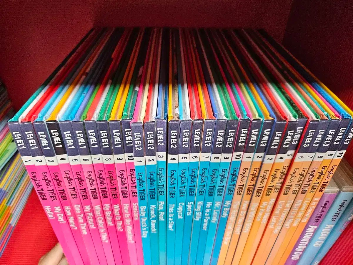 イングリッシュタイガー 英語 絵本 DVD CD 全集