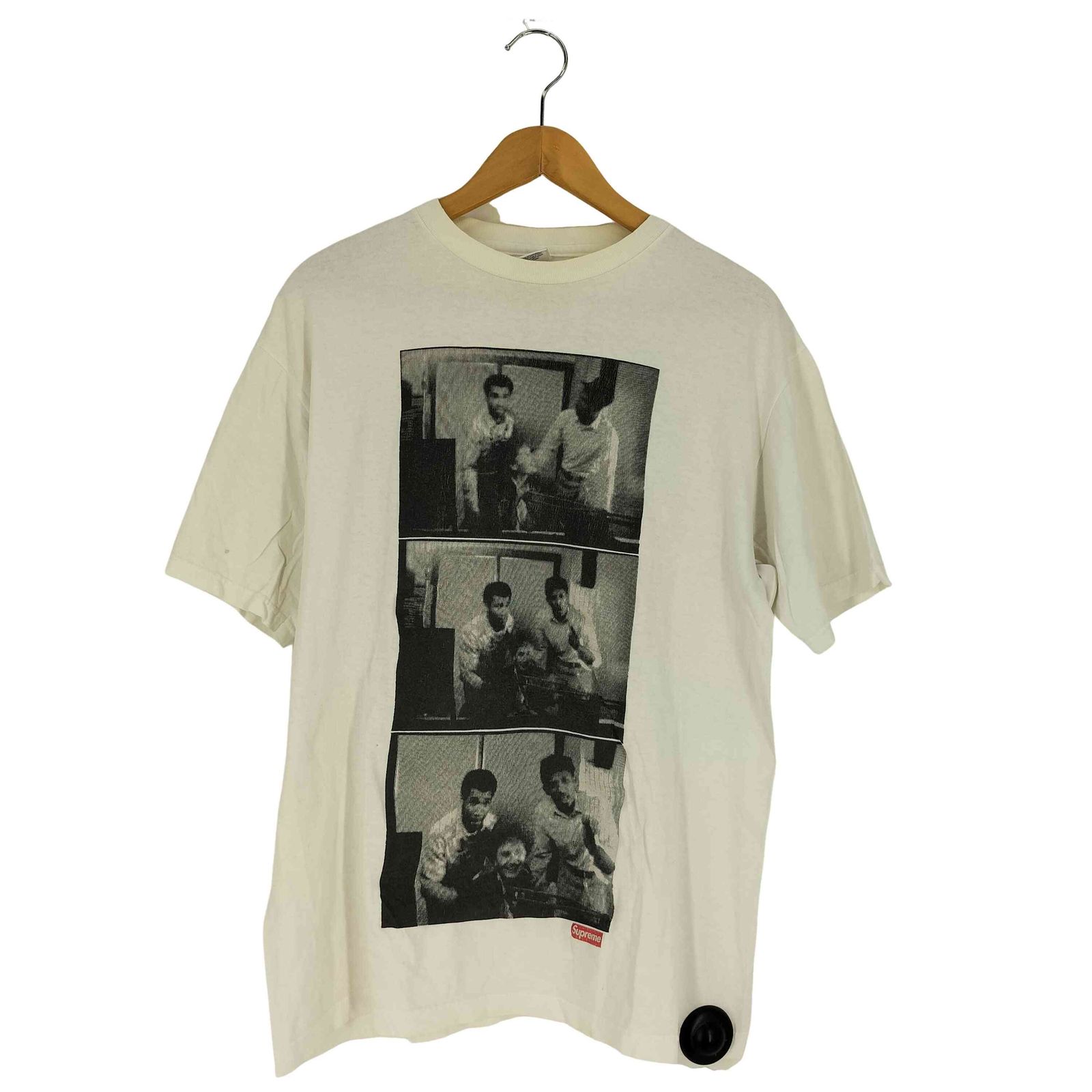 SUPREME (シュプリーム) ×マルコム・マクラーレン Tシャツ 白黒ピンク 