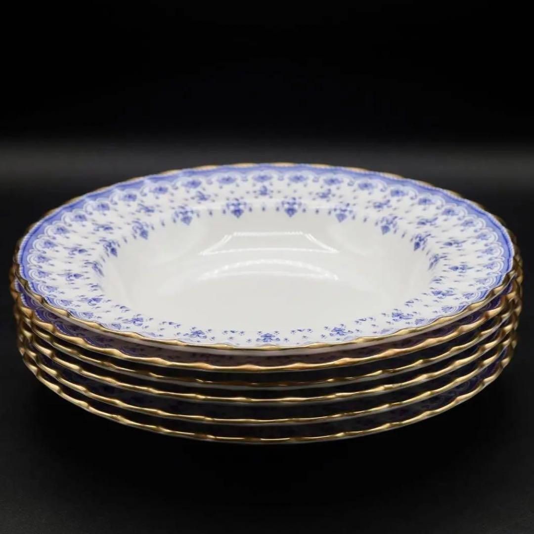 スポード フルール・ド・リス 23.5cm ディーププレート 6枚セット  