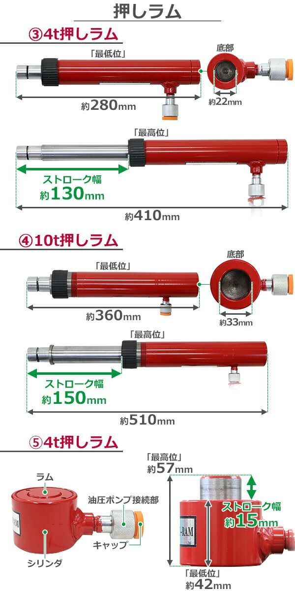 大注目 TAIYO 油圧シリンダ 160H-1R2FE50AB250-ABAH2-YK - 道具、工具