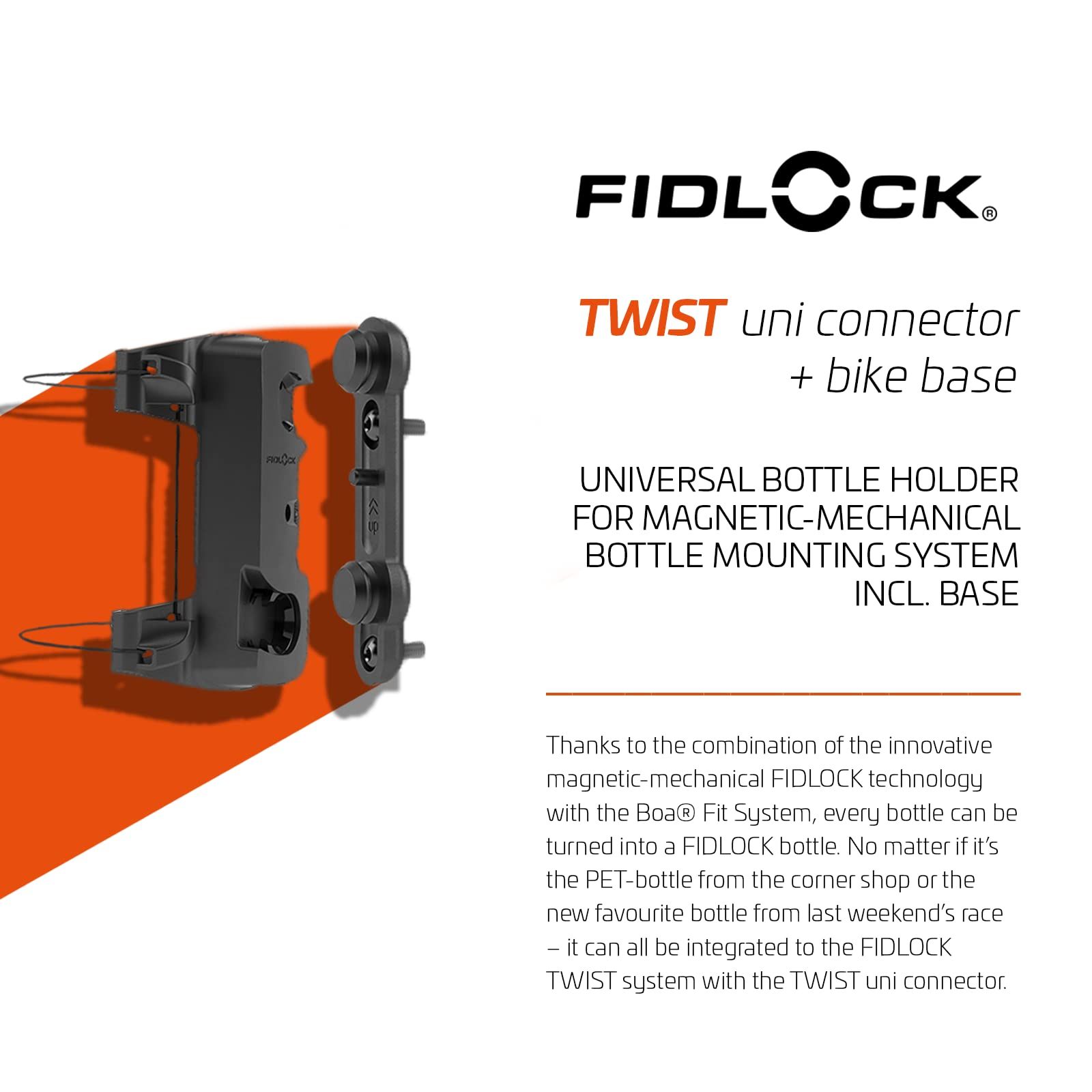 Fidlock Uni コネクター ボトルツイストウォーターボトル用 - FL-09622