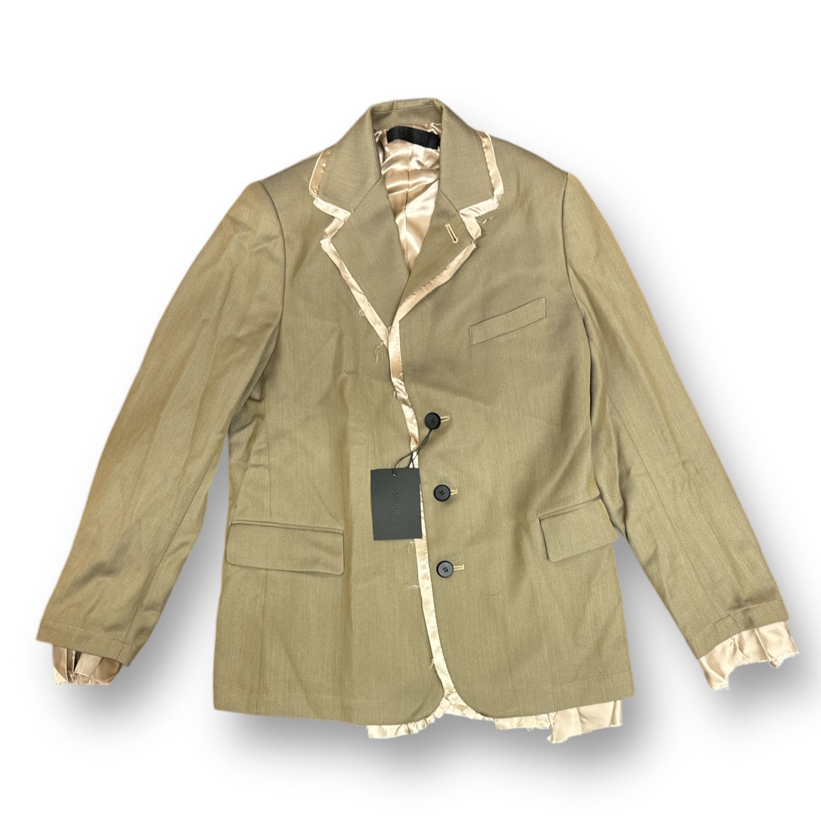 定価97900円 新品 SHOOP 23AW layered blazer レイヤード ブレザー 