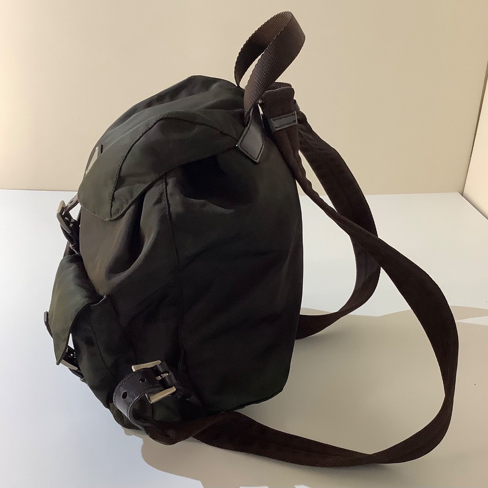 PRADA プラダ テスートナイロン レザー リュックサック B6677
