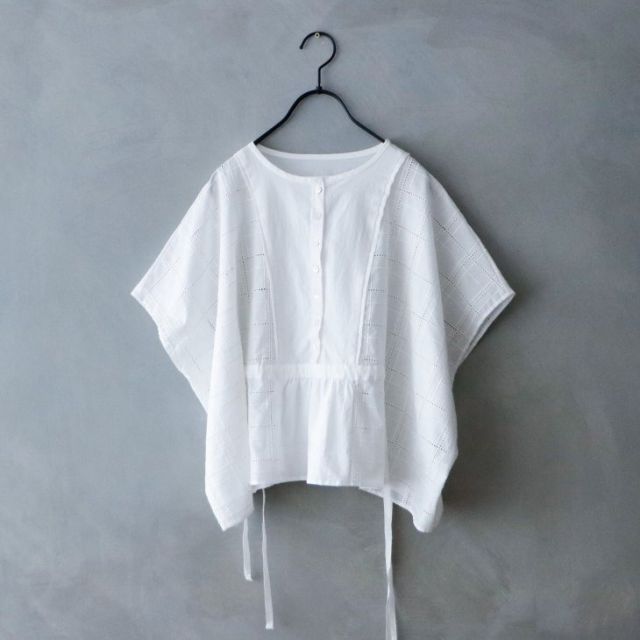 MAGALI | ガーメントダイ・コットンレース・ブラウス (white) | ブラウス トップス マガリ 楽天市場】【40%OFF】MAGALI マガリ ガーメントダイ コットン