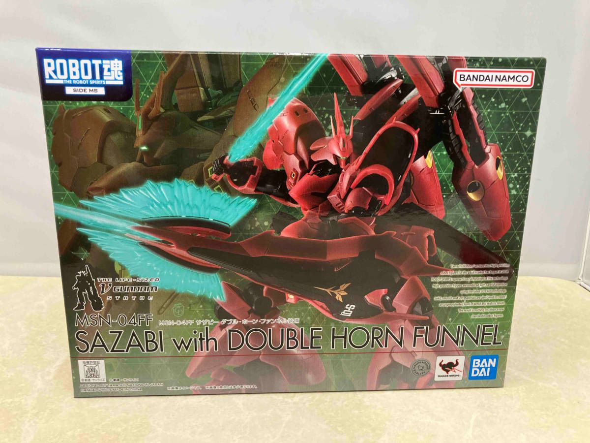 BANDAI - 開封品 ROBOT魂＜SIDE MS＞ MSN-04FF サザビー ダブル・ホーン・ファンネル装備 「機動戦士ガンダム 逆襲のシャア」 魂ウェブ商店限定 BANDAI バンダイ フィギュア 61EyQQTMFRL._UF350,350_QL50_.jpg