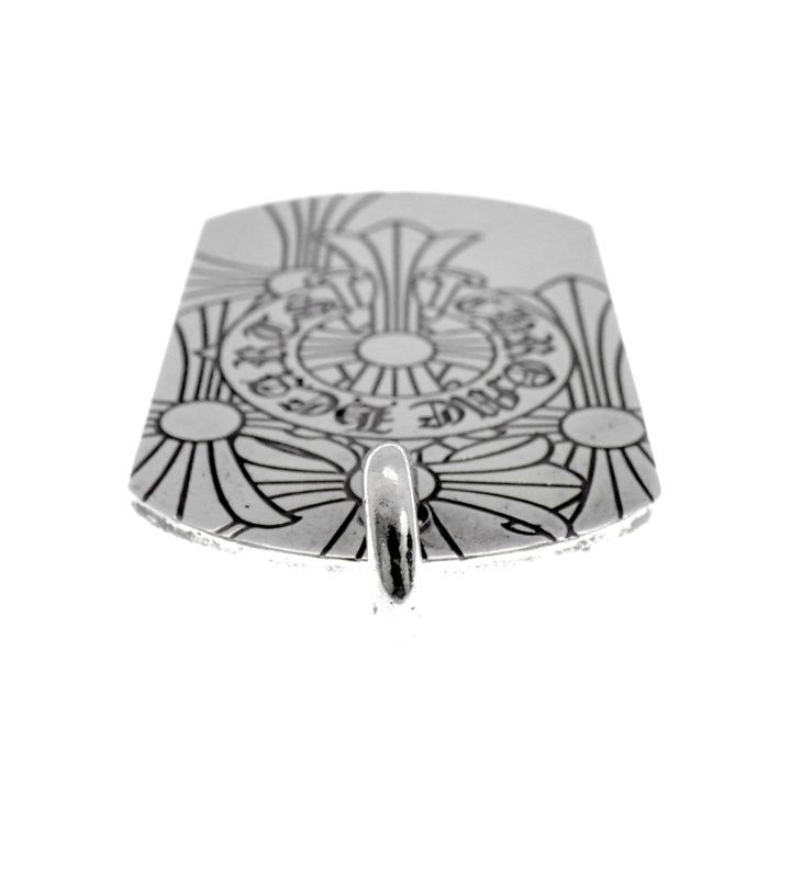 CHROME HEARTS クロムハーツ ゴッドブレスワールドドッグタグ CHROME HEARTS クロムハーツ ゴッドブレスワールド ドッグタグ ラージ