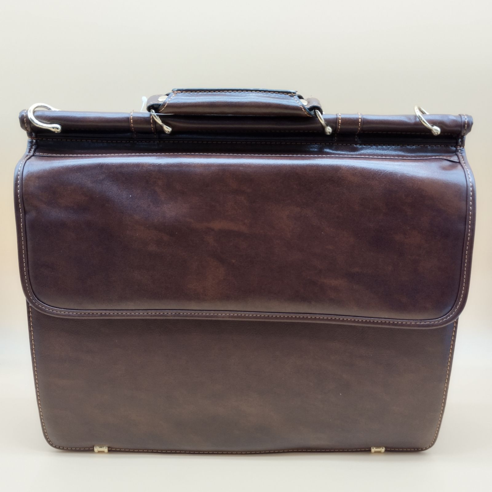 s18056】新品・タグつき GALLOTTI ギャロッティ レザー ビジネスバッグ 