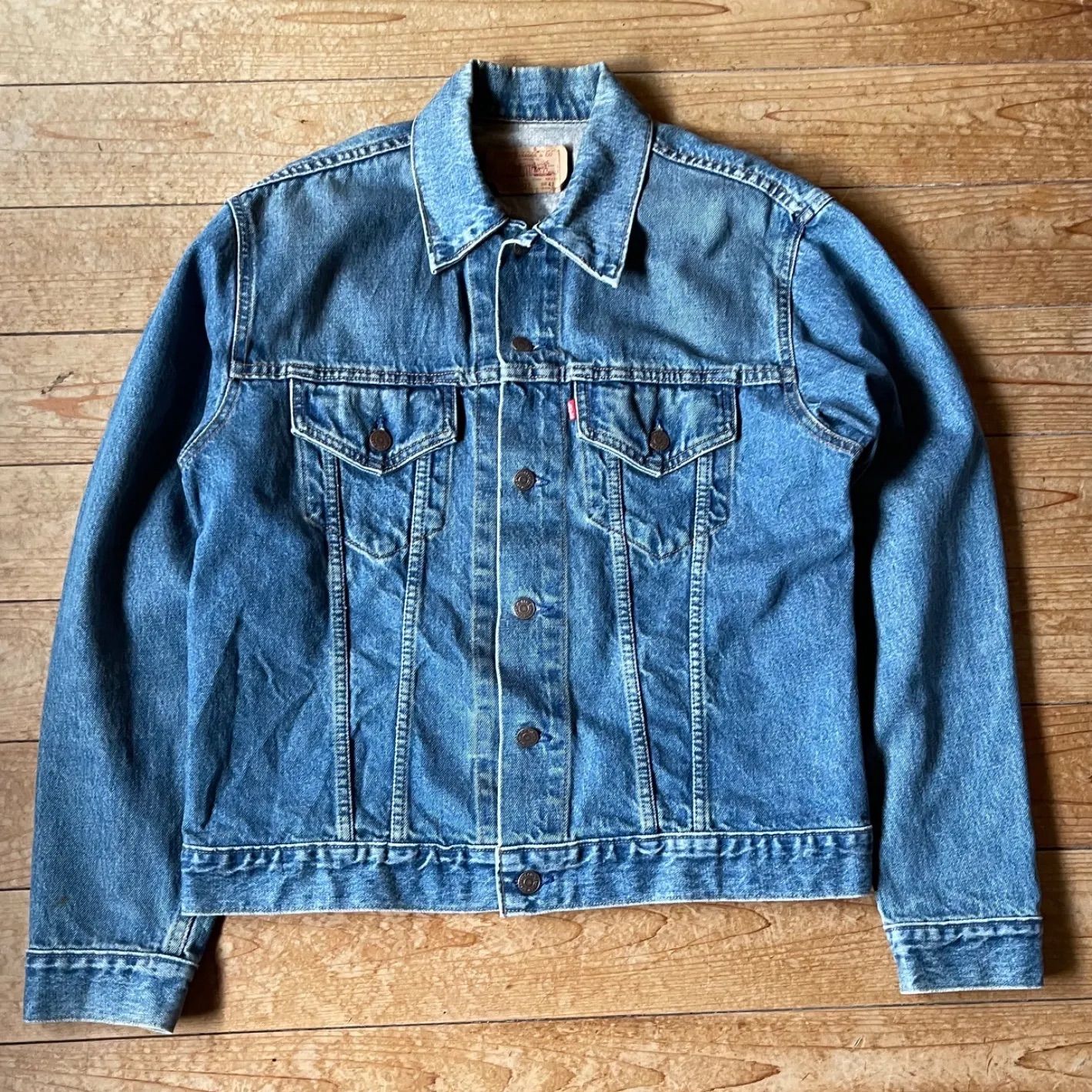 90's USA製 Levi's 70505 size 42 デニムトラッカージャケット