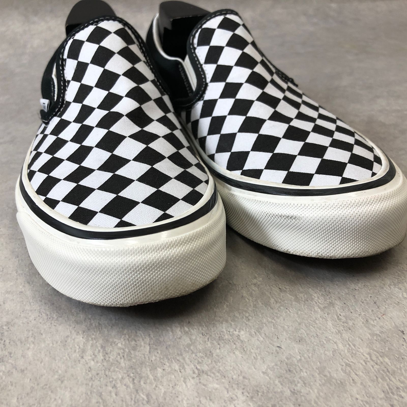 美品】 VANS CLASSIC Checkered Flag SLIP-ON バンズ チェッカー 
