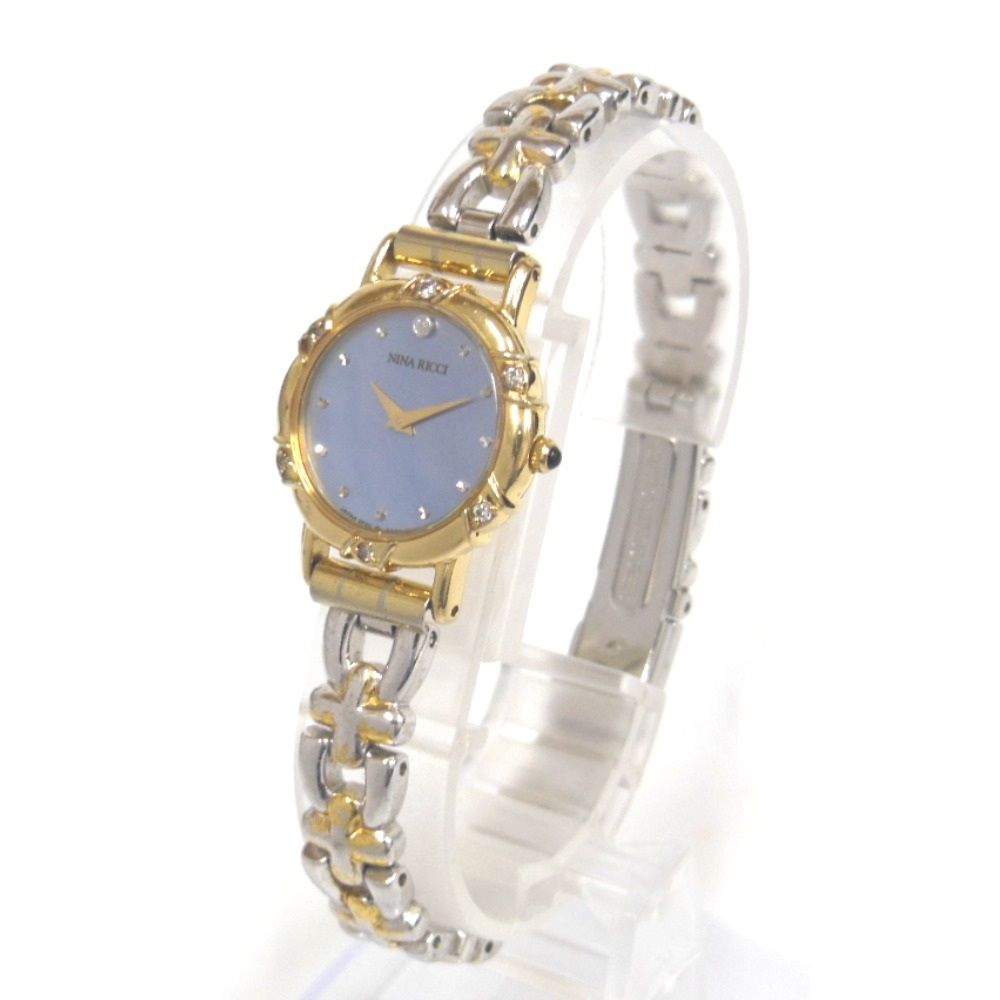 箱付き NINA RICCI ニナリッチ ラウンド レディース 腕時計 クォーツ NINA RICCIニナリッチ時計 箱付き NINA RICCI ニナリッチ ラウンド