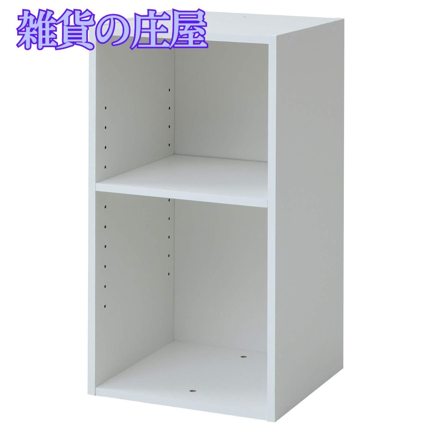 【激安セール】[山善] ラック (スリム) 幅30 2段 A4対応 隙間収納 (棚板の高さが変えられる/6段まで積み重ねられる) 棚 スリムユニット 組立品 ホワイト SLU-60302(MWH)