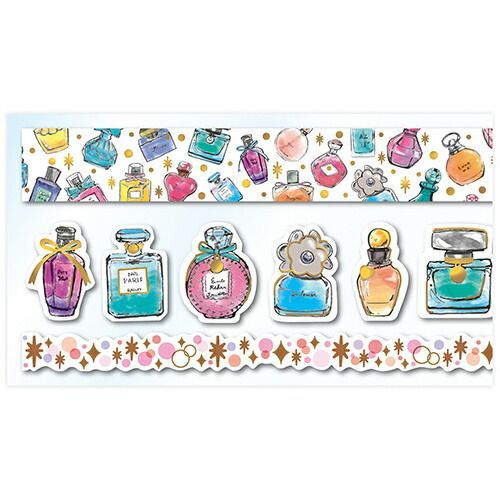 まとめ パインブック マスキングテープ 金箔アソートマステ パヒューム TM00797 ×25セット