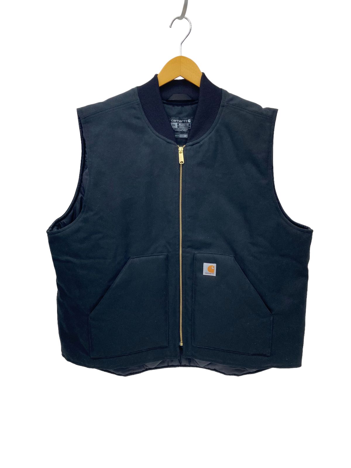 Carhartt (カーハート) Duck Vest ダック地 ジップ ベスト 中綿ベスト