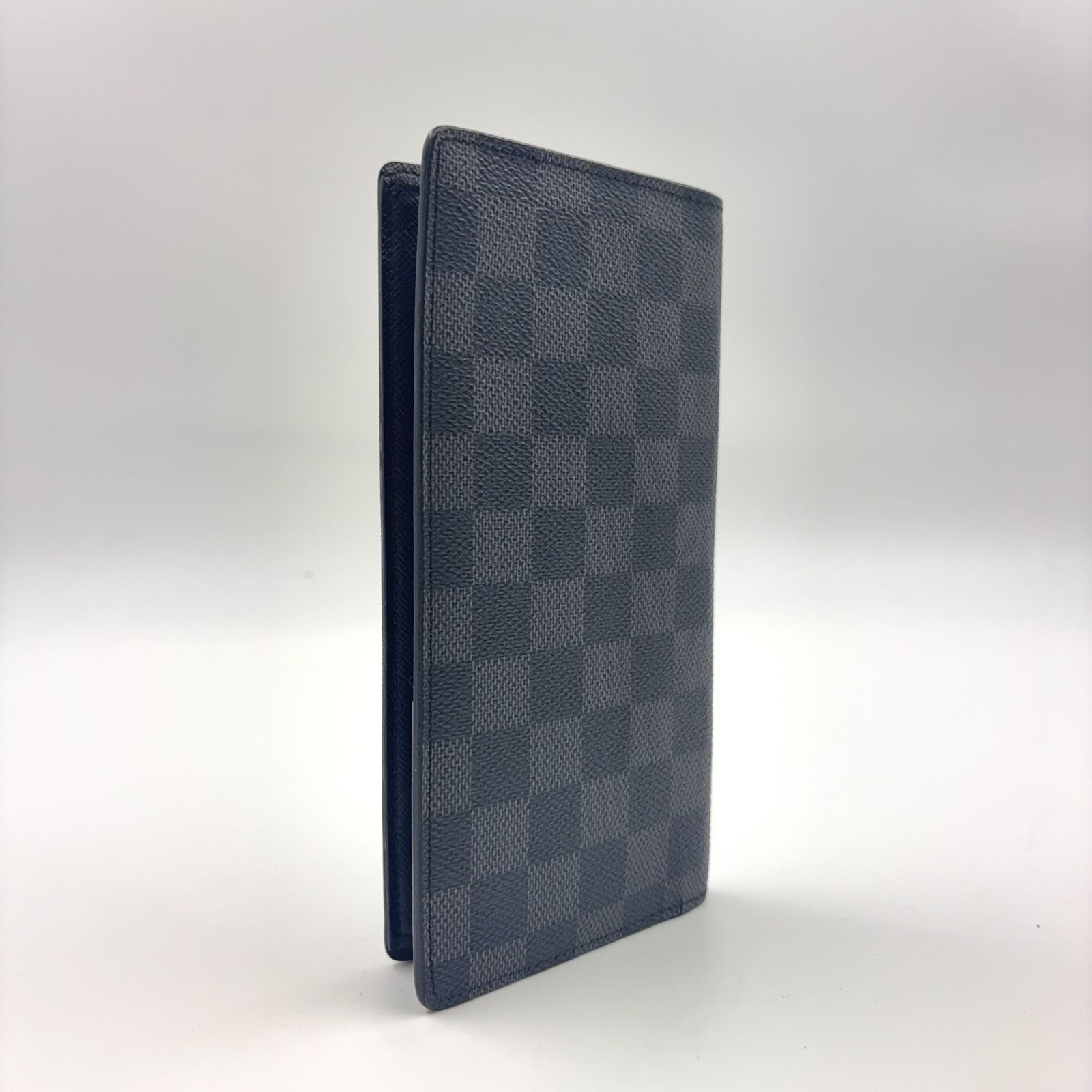 LOUIS VUITTON ポルトフォイユ ブラザ ダミエグラフィット ダミエグラフィット レザー×PVC ブラック 二つ折り長財布 シルバー N62665