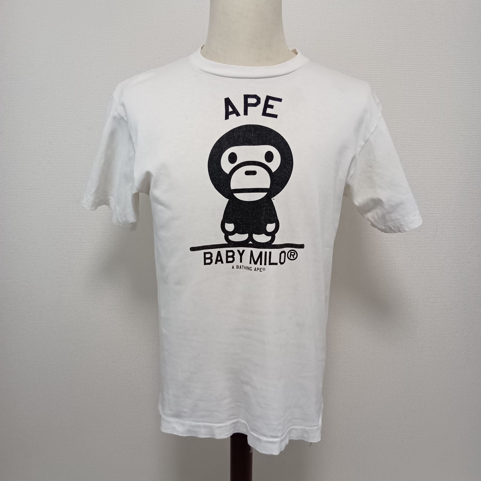 アベイシングエープ　ベビーマイロ　Tシャツ　動物　90cm  新品未使用 A BATHING APE 新古品/未使用 ア ベイシング エイプ x マイ
