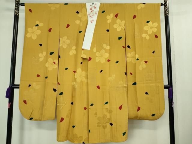 平和屋本店□極上 和染紅型 栗山紅型 栗山吉三郎 振袖・長襦袢(無双