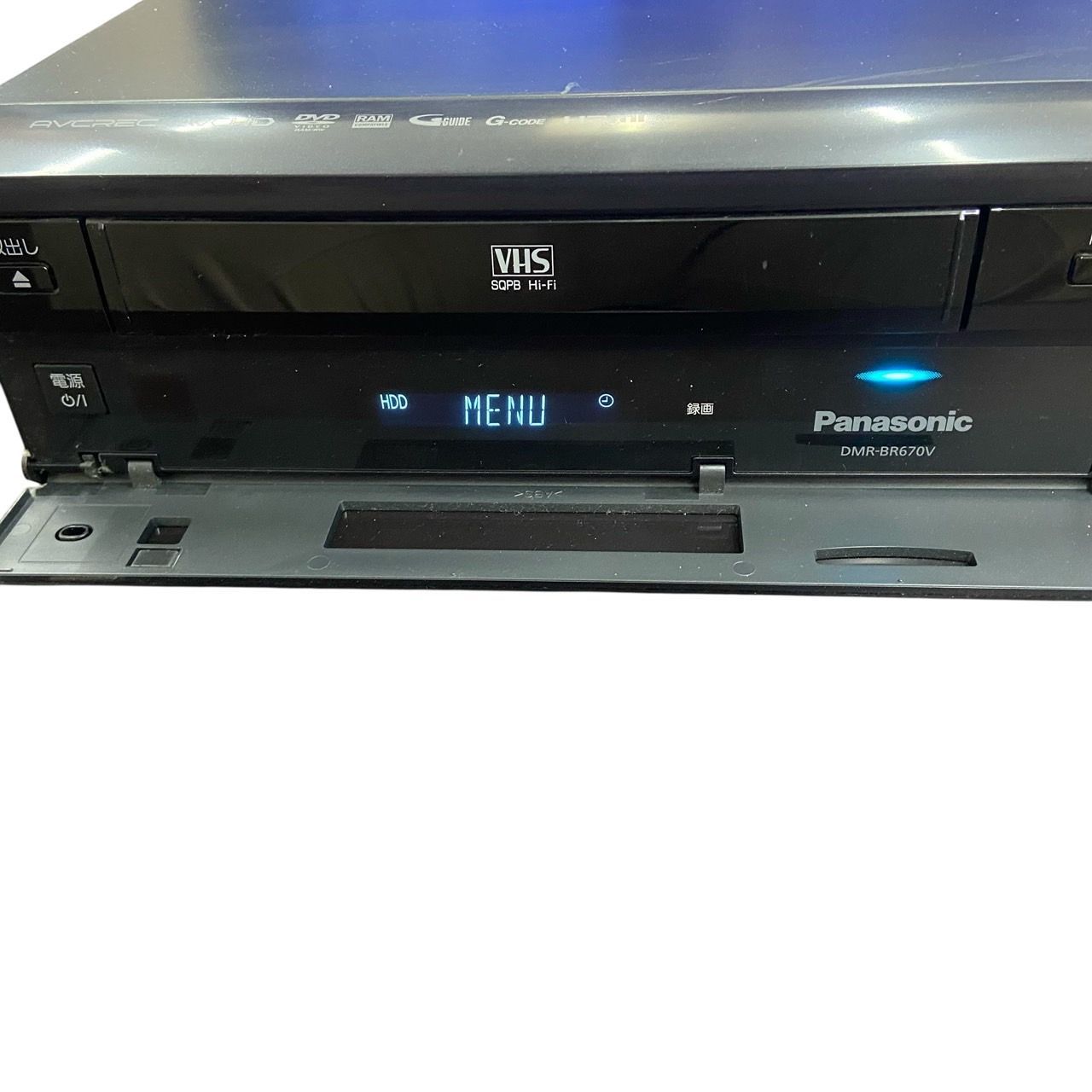 Panasonic DMR-BR670V 2010最終モデル　分解メンテ済み Yahoo!オークション - 「メンテナンス済み」 Panasonic 「DMR