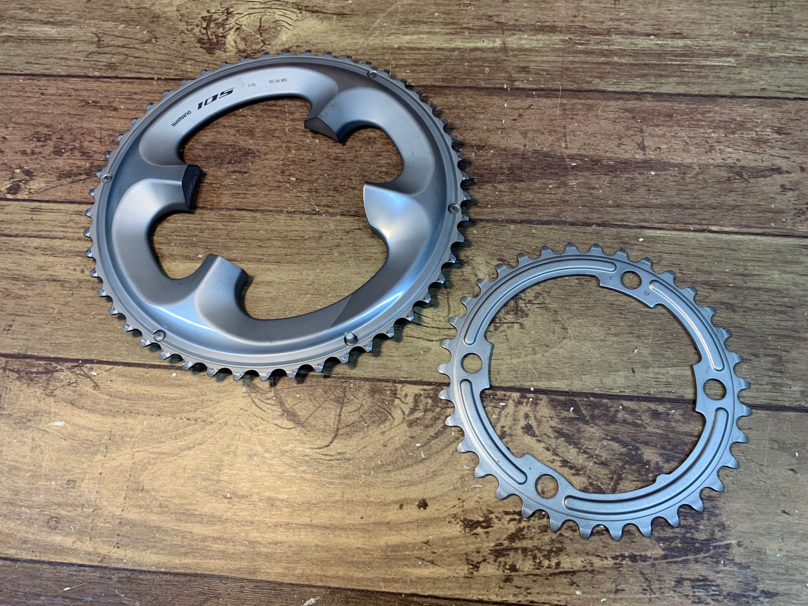 ER418 シマノ SHIMANO 105 FC-R7000 チェーンリングセット 50-34T