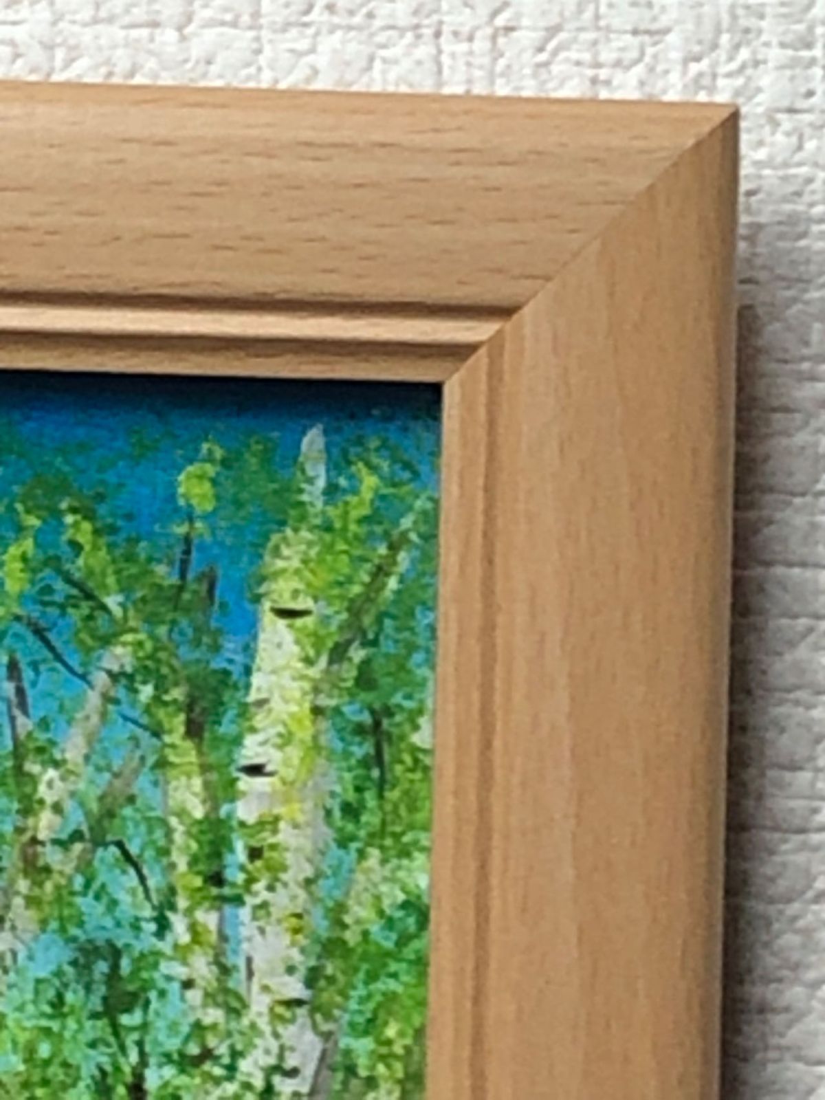 绘画「春の小川」アクリル絵/新品額縁 - メルカリ
