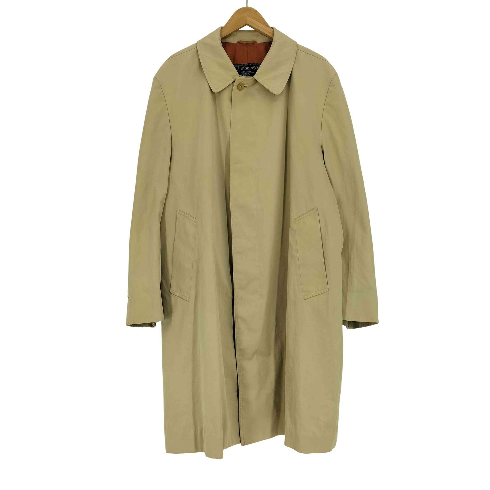 バーバリーズ BURBERRYS 80-90S 英国製 比翼 ステンカラーコート