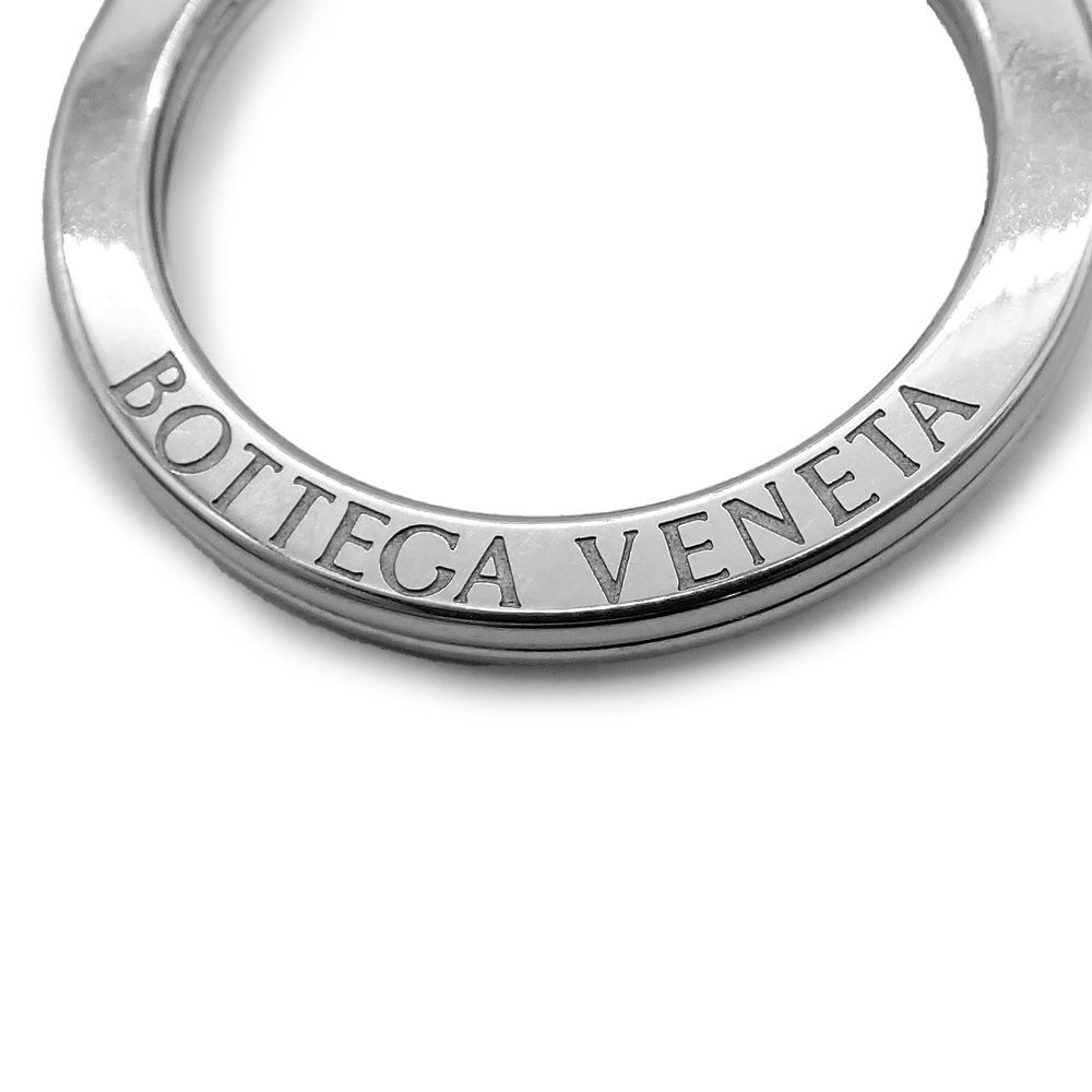 【新品未使用】BOTTEGA VENETA キーリング　キーホルダー　ラム ボッテガヴェネタ イントレチャート キーリング キーホルダー