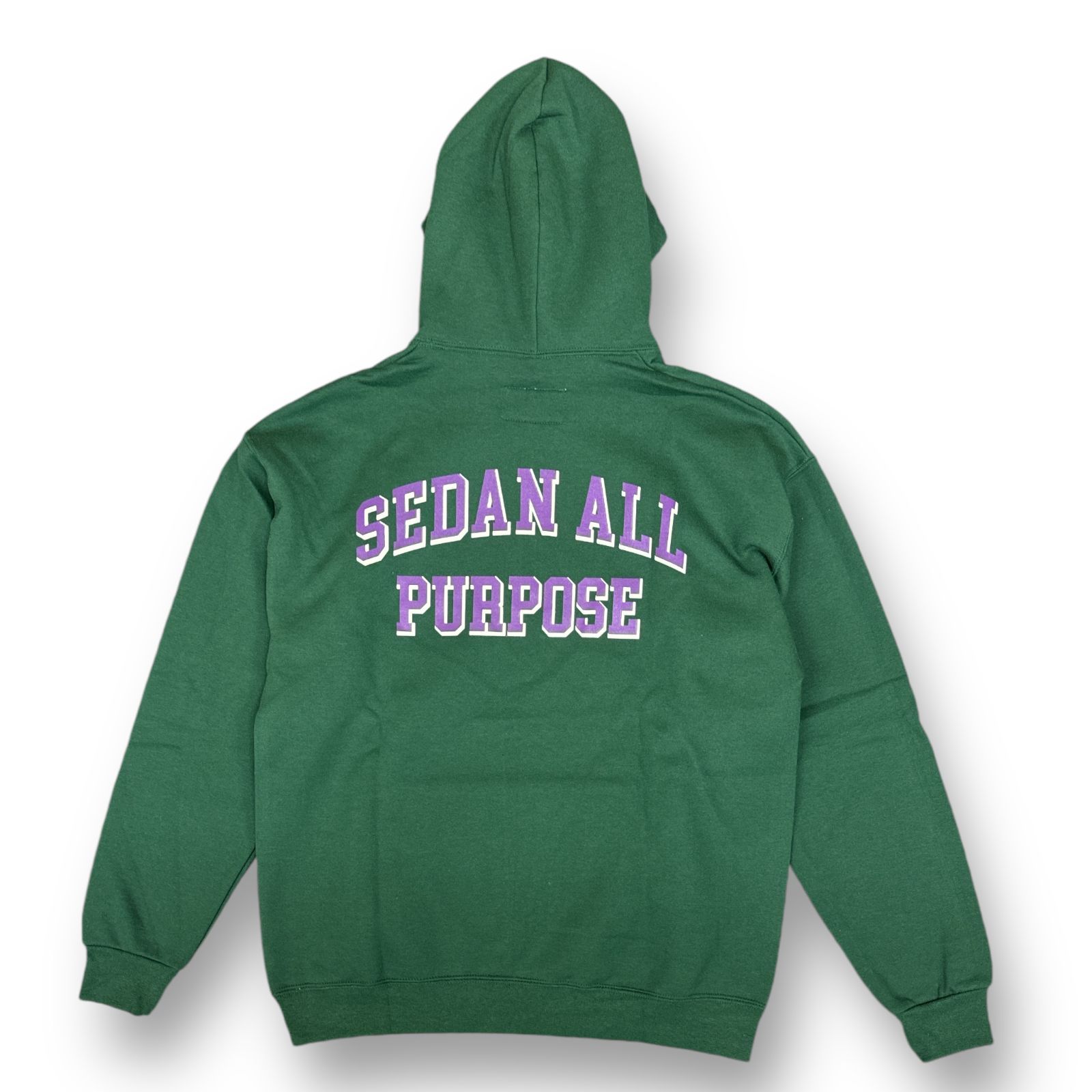 定価22000円 新品 SEDAN ALL PURPOSE 23AW College Logo Hoodie - FOREST  (SD23F-CT04) カレッジロゴ プリント クルーネック スウェット パーカー グリーン - メルカリ