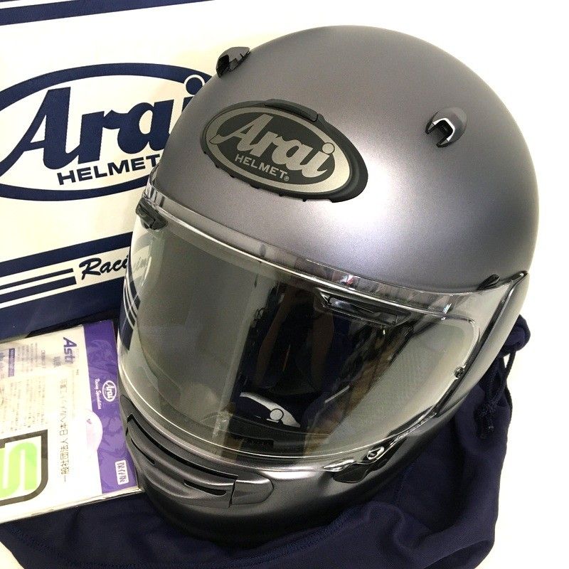 Arai Astro GX プラチナグレー クリアシールド付き　59-60サイズ Webike | Arai アライ ASTRO-GX [アストロジーエックス プラチナ