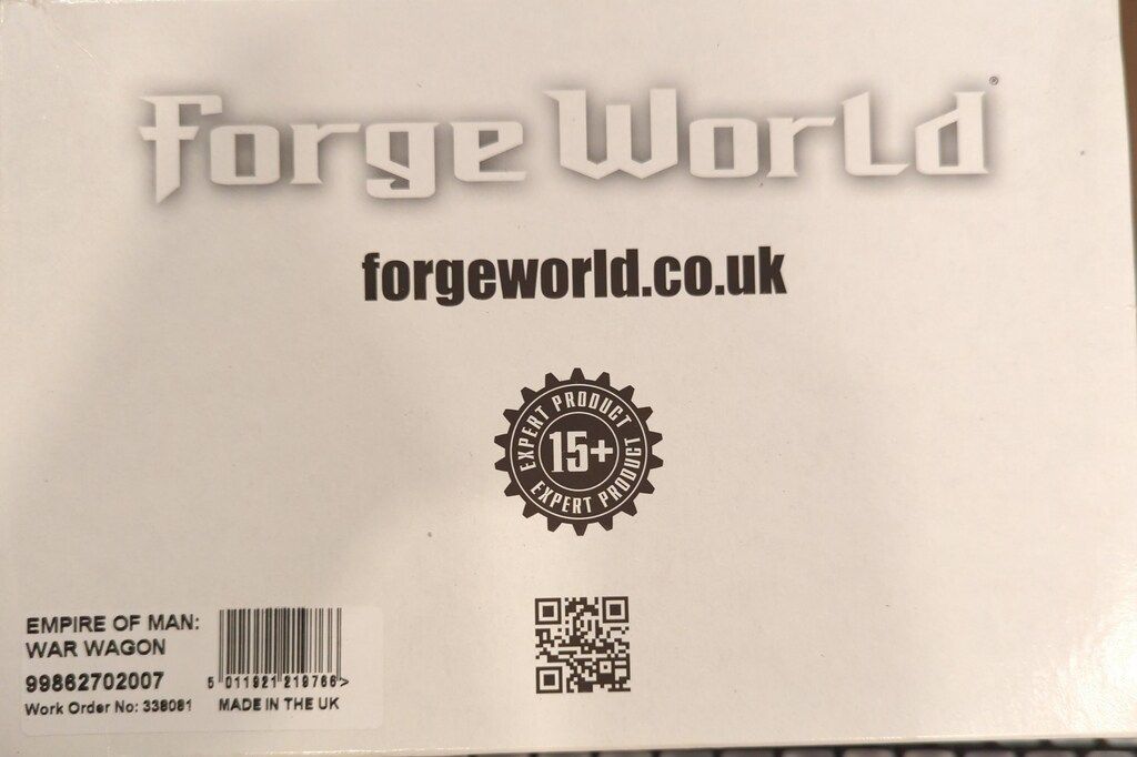 forge world WARHAMMER THE OLD WORLD EMPIRE OF MAN War Wagon