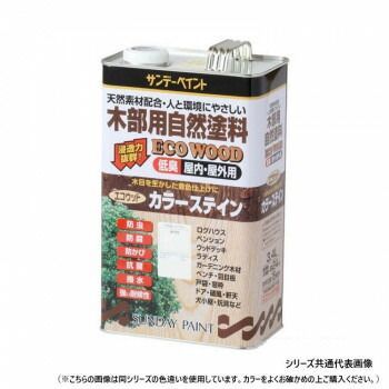 サンデーペイント エコウッド ステイン グリーン 3400ml