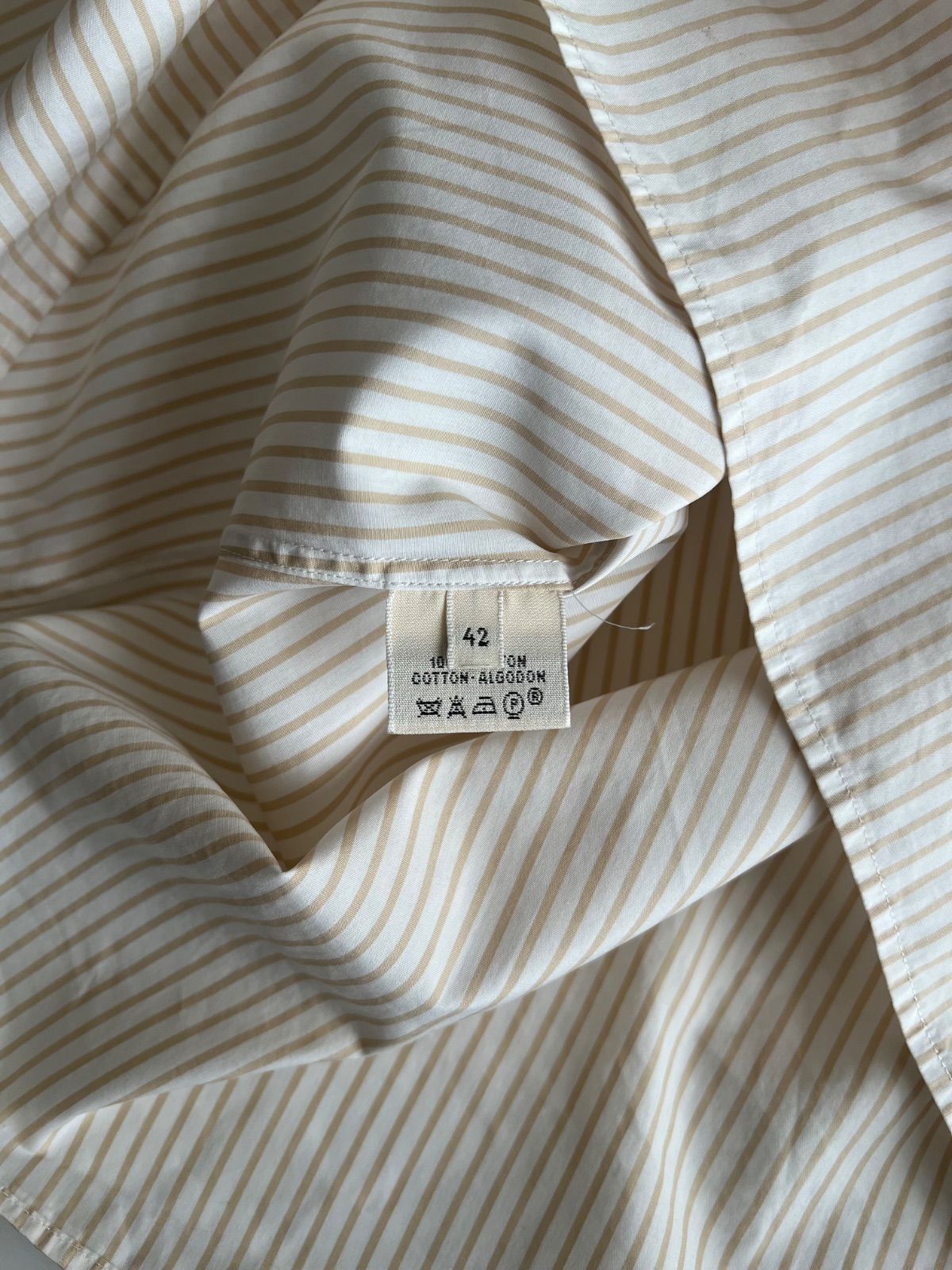 ❦『 HERMES コットン100% 白シャツ マルジェラ期 』エルメス