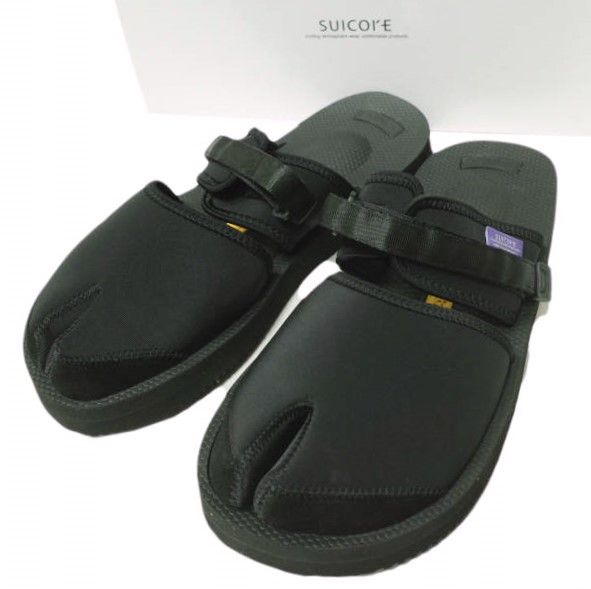 SUICOKE PURPLE LABEL x NEPENTHES スイコック ネペンテス Split Toe Sandal w|A-B Vibram - Neoprene スプリットトゥサンダル OG-116V|CITA-V US9 27cm ブラック